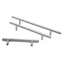 Load image into Gallery viewer, Stainless Steel Kitchen Door Cabinet T Bar Handle Pull Knob cabinet Knobs Furniture Handle Cupboard Drawer Handle Stainless Steel Hollow Bar Drawer Pulls Cupboard Knob for Kitchen Furniture Hardware
