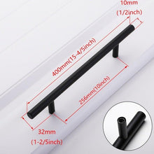 Load image into Gallery viewer, Stainless Steel Kitchen Door Cabinet T Bar Handle Pull Knob cabinet Knobs Furniture Handle Cupboard Drawer Handle Stainless Steel Hollow Bar Drawer Pulls Cupboard Knob for Kitchen Furniture Hardware
