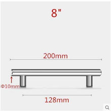 Load image into Gallery viewer, Stainless Steel Kitchen Door Cabinet T Bar Handle Pull Knob Door Pull Handle Stainless Door Handle Stainless Steel Hollow Bar Drawer Pulls Cupboard Knob For Kitchen Furniture
