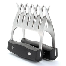 Load image into Gallery viewer, Stainless Steel Meat-Shredding Claws with Wooden Handle
