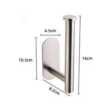 Load image into Gallery viewer, Stainless Steel Nail-free Wall Mounted Toilet Paper Holder Kitchen Tissue Paper Holder Toilet Roll Dispenser For Bathroom Toilet Paper Holder Toilet Paper roll Holder Self Adhesive+Super Glue  Stainless Steel No Drilling For Bathroom Bedroom Kitchen
