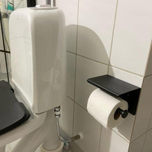 Load image into Gallery viewer, Stainless Steel Toilet Paper Holder Bathroom Wall Mount WC Paper Phone Holder Shelf Towel Roll shelf Accessories Toilet Paper Holder With Phone Shelf Aluminum Bathroom Accessories Tissue Roll Dispenser Storage Rack, Wall Mounted Modern Paper Towel Adapter
