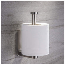 Load image into Gallery viewer, Stainless Steel Wall Toilet Paper Roll Holder Black Silver Self Adhesive Toilet Paper Holder for Bathroom Stick Wall Towel Rack
