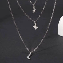Load image into Gallery viewer, Star Moon Multi-layer Pendant Necklace
