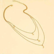 Load image into Gallery viewer, Star Moon Multi-layer Pendant Necklace
