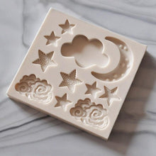 Load image into Gallery viewer, Star Moon Shape Silicone Mould Cake Mold Gummy Chocolate Mold Baking Appliance Star Moon Clouds Rainbow Shaped Silicone Fondant Molds Candy Chocolate Mold For Kitchen
