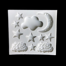 Load image into Gallery viewer, Star Moon Shape Silicone Mould Cake Mold Gummy Chocolate Mold Baking Appliance Star Moon Clouds Rainbow Shaped Silicone Fondant Molds Candy Chocolate Mold For Kitchen
