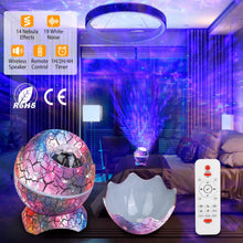 Load image into Gallery viewer, Star Project Lamp Galaxy Light Dinosaur Egg with Wireless Speaker and Remote Control
