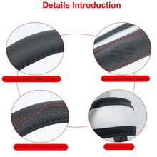 Load image into Gallery viewer, Steering Wheel Cover 14.5"- 15" Diameter Universal Fiber Leather
