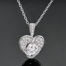 Load image into Gallery viewer, Sterling Silver Love Heart Necklaces
