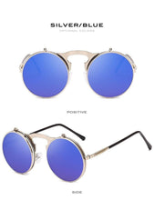 Load image into Gallery viewer, Stlylish And Attractive Long Keeper Sunglasses New Flip Sun Glasses For Men &amp; Women Double Lens Clear Alloy Frame Eyewear Eyeglasses Colourfull Design
