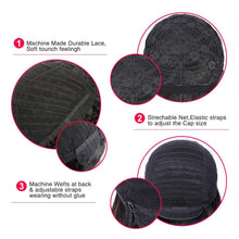 Load image into Gallery viewer, Straight Bob Human Hair Wigs With Bangs Short Brazilian Human Hair Bob Wigs For Woman No Lace Full Machine Made Human Hair Wigs For Black Women Gifts for Girlfriends
