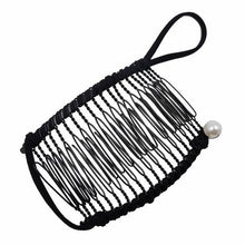 Load image into Gallery viewer, Stretch Banana Clip Double Side Lazy Women Hair Comb Easy Thick Curly Hair Styling Tool Ponytail Mohawk Bun Maker Accessories For Curly Hair Women

