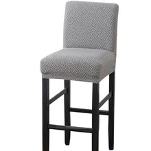 Load image into Gallery viewer, Stretch High-Hoot Bar Stool Chair Cover Polar Fleece Solid Color Bar Cafe Front Desk Restaurant Wedding Chair Protective Cover Stretch Chair Cover For Dining Room Elastic Material Slipcover For Office Chair
