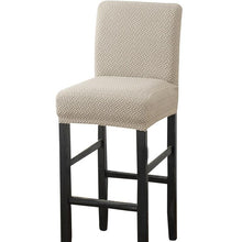 Load image into Gallery viewer, Stretch High-Hoot Bar Stool Chair Cover Polar Fleece Solid Color Bar Cafe Front Desk Restaurant Wedding Chair Protective Cover Stretch Chair Cover For Dining Room Elastic Material Slipcover For Office Chair

