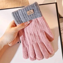 Load image into Gallery viewer, Stretch Knit Wool Full Finger Mittens
