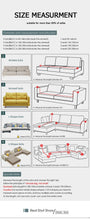 Load image into Gallery viewer, Stretchable Couch Cover Lounge  Sofa Slipcover  Furniture Cover Machine Washable Elasticated Sofa Covers Chaise Longue For Living Room Corner Armchair Elastic Cushion Couch Furniture 3 Seater Slipcover For Home
