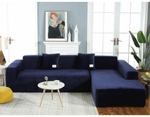 Load image into Gallery viewer, Stretchable Couch Cover Lounge  Sofa Slipcover  Furniture Cover Machine Washable Elasticated Sofa Covers Chaise Longue For Living Room Corner Armchair Elastic Cushion Couch Furniture 3 Seater Slipcover For Home
