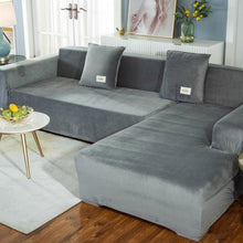 Load image into Gallery viewer, Stretchable Couch Cover Lounge  Sofa Slipcover  Furniture Cover Machine Washable Elasticated Sofa Covers Chaise Longue For Living Room Corner Armchair Elastic Cushion Couch Furniture 3 Seater Slipcover For Home
