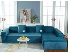 Load image into Gallery viewer, Stretchable Couch Cover Lounge  Sofa Slipcover  Furniture Cover Machine Washable Elasticated Sofa Covers Chaise Longue For Living Room Corner Armchair Elastic Cushion Couch Furniture 3 Seater Slipcover For Home
