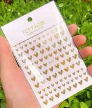 Load image into Gallery viewer, Stripe Line Nail Sticker Decal Thin Lining Line Art Self-Adhesive Peel Off Silver /Gold /White /Black Gold Stickers Accessories Strip Line Nail Decal Self-Adhesive 3D Wave Decal Decoration Metallic Curve Design Decoration for Women Girls
