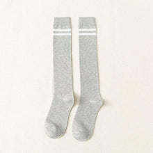 Load image into Gallery viewer, Striped Long Warm Thigh High Stockings Women's Casual Tube Thigh High Socks for School Over Knee High Socks for girls
