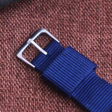 Load image into Gallery viewer, Students Learning Time Quartz Watches Girls Water Resistant Gifts Clock Kids Canvas Fashion Wristwatches Dark Watches For Men Waterproof  Field Outdoor Sport Mens Wristwatch With Nylon Band
