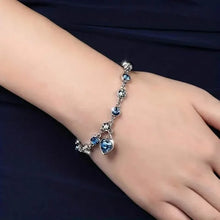 Load image into Gallery viewer, Stunning Heart Of Ocean Rhinestone Bracelet For Girls
