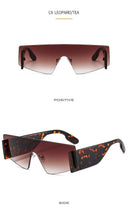 Load image into Gallery viewer, Stylish Big Rimless Classic Sunglasses In Square Shape For Women &amp; Men New Oversize &amp; Retro Style Sunglasses  Rectangle Shape Eyewear Shades Oversized Fashion Sunglasses For Women
