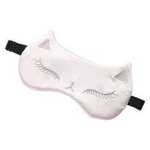 Load image into Gallery viewer, Stylish Cat Eye And Ear Design Pure Silk Double-side Shading Eyeshade Sleeping Eye Mask Blindfolds Eyeshade Health Sleep Shield Light
