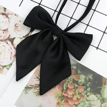 Load image into Gallery viewer, Stylish Colorful Women‘s Shirts Bowtie Ladies Girl School Wedding Party Bowtie For Women  Adjustable Pre-tied Solid Color Handmade Bowties for Women

