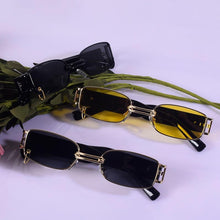 Load image into Gallery viewer, Stylish Fashionable Women Sunglasses Trending &amp; Luxury  Square Popular Design Men Glasses New Vintage Metal Black Comfortable Lenses Outdoor Travel Driving Sunglasses
