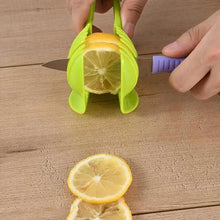 Load image into Gallery viewer, Stylish Handheld Kitchenware Tomato Slicer Bread Clip Fruit and Vegetable Cutter Potato Creative Gadget Kitchen Accessories
