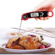 Load image into Gallery viewer, Stylish Instant Read Meat Thermometer Waterproof Ultra Fast Digital Food Water Milk Thermometer With Backlight &amp; Calibration Digital Food Probe for Kitchen Outdoor Grilling And BBQ
