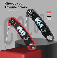 Load image into Gallery viewer, Stylish Instant Read Meat Thermometer Waterproof Ultra Fast Digital Food Water Milk Thermometer With Backlight &amp; Calibration Digital Food Probe for Kitchen Outdoor Grilling And BBQ
