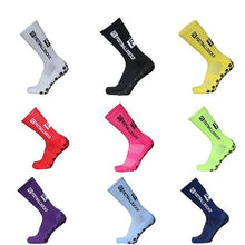 Load image into Gallery viewer, Stylish New Sports Anti Slip Soccer Socks Cotton Football Grip Socks For Men Breathable Sports Running Cycling Socks For Men
