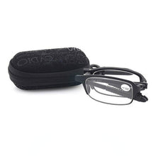 Load image into Gallery viewer, Stylish  Plastic Folding Reading Glasses For Women And  Men Frame Foldable Compact Folding Reading Glasses Women Men Blue Light Blocking Spring Hinge Readers Computer Slim Pocket Eyeglasses
