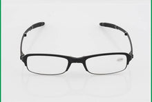 Load image into Gallery viewer, Stylish  Plastic Folding Reading Glasses For Women And  Men Frame Foldable Compact Folding Reading Glasses Women Men Blue Light Blocking Spring Hinge Readers Computer Slim Pocket Eyeglasses
