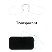 Load image into Gallery viewer, Stylish Polarized Legless Clamp Nose Reading Lightweight Glasses For Men And Women Unique Design  Portable Glasses Case Can Be Attached To The Mobile Phone Case Anti Blue Light Glasses ectangular Reading Glasses
