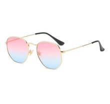 Load image into Gallery viewer, Stylish Small Round Polarized Sunglasses for Men Women Sunglasses For Hexagon Shape Sunglasses New Women Sunglasses In Metal Colorful Frame Glasses Eyewear For Men Women
