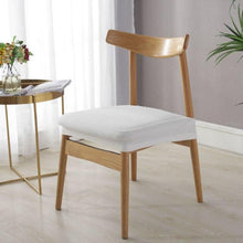 Load image into Gallery viewer, Stylish Waterproof Stretch Chair Seat Cover Elastic Seat Covers For Dining Room Chairs Home Simple Seat Covers For Chairs Soft Removable Dining Chair Slipcovers Stretch Solid Chair Covers Protectors for Dining Room Kitchen Chairs
