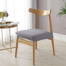 Load image into Gallery viewer, Stylish Waterproof Stretch Chair Seat Cover Elastic Seat Covers For Dining Room Chairs Home Simple Seat Covers For Chairs Soft Removable Dining Chair Slipcovers Stretch Solid Chair Covers Protectors for Dining Room Kitchen Chairs
