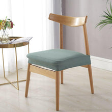 Load image into Gallery viewer, Stylish Waterproof Stretch Chair Seat Cover Elastic Seat Covers For Dining Room Chairs Home Simple Seat Covers For Chairs Soft Removable Dining Chair Slipcovers Stretch Solid Chair Covers Protectors for Dining Room Kitchen Chairs
