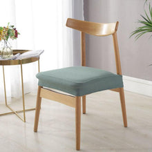Load image into Gallery viewer, Stylish Waterproof Stretch Chair Seat Cover Elastic Seat Covers For Dining Room Chairs Home Simple Seat Covers For Chairs Soft Removable Dining Chair Slipcovers Stretch Solid Chair Covers Protectors for Dining Room Kitchen Chairs
