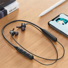 Load image into Gallery viewer, Stylish  Wireless Bluetooth Earphones Magnetic Sports Running Headset IPX5 Waterproof  Noise Cancelling Stereo Magnetic Earphones With Mic For Workout Running Gym
