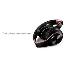 Load image into Gallery viewer, Stylish Wireless Bluetooth Headphone Stereo Headset Music Headset Foldable Wireless and Wired Stereo Headset Micro SD/TF FM For Cell Phone PC
