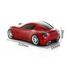 Load image into Gallery viewer, Stylish Wireless Computer Car Shape Mouse Mini 3D Ergonomic PC Gamer Mouse Retro Optical Mice 1600 DPI USB Receiver Suitable for PC/Computer/Laptop
