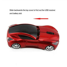 Load image into Gallery viewer, Stylish Wireless Computer Car Shape Mouse Mini 3D Ergonomic PC Gamer Mouse Retro Optical Mice 1600 DPI USB Receiver Suitable for PC/Computer/Laptop
