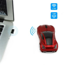 Load image into Gallery viewer, Stylish Wireless Computer Car Shape Mouse Mini 3D Ergonomic PC Gamer Mouse Retro Optical Mice 1600 DPI USB Receiver Suitable for PC/Computer/Laptop
