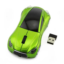 Load image into Gallery viewer, Stylish Wireless Computer Car Shape Mouse Mini 3D Ergonomic PC Gamer Mouse Retro Optical Mice 1600 DPI USB Receiver Suitable for PC/Computer/Laptop
